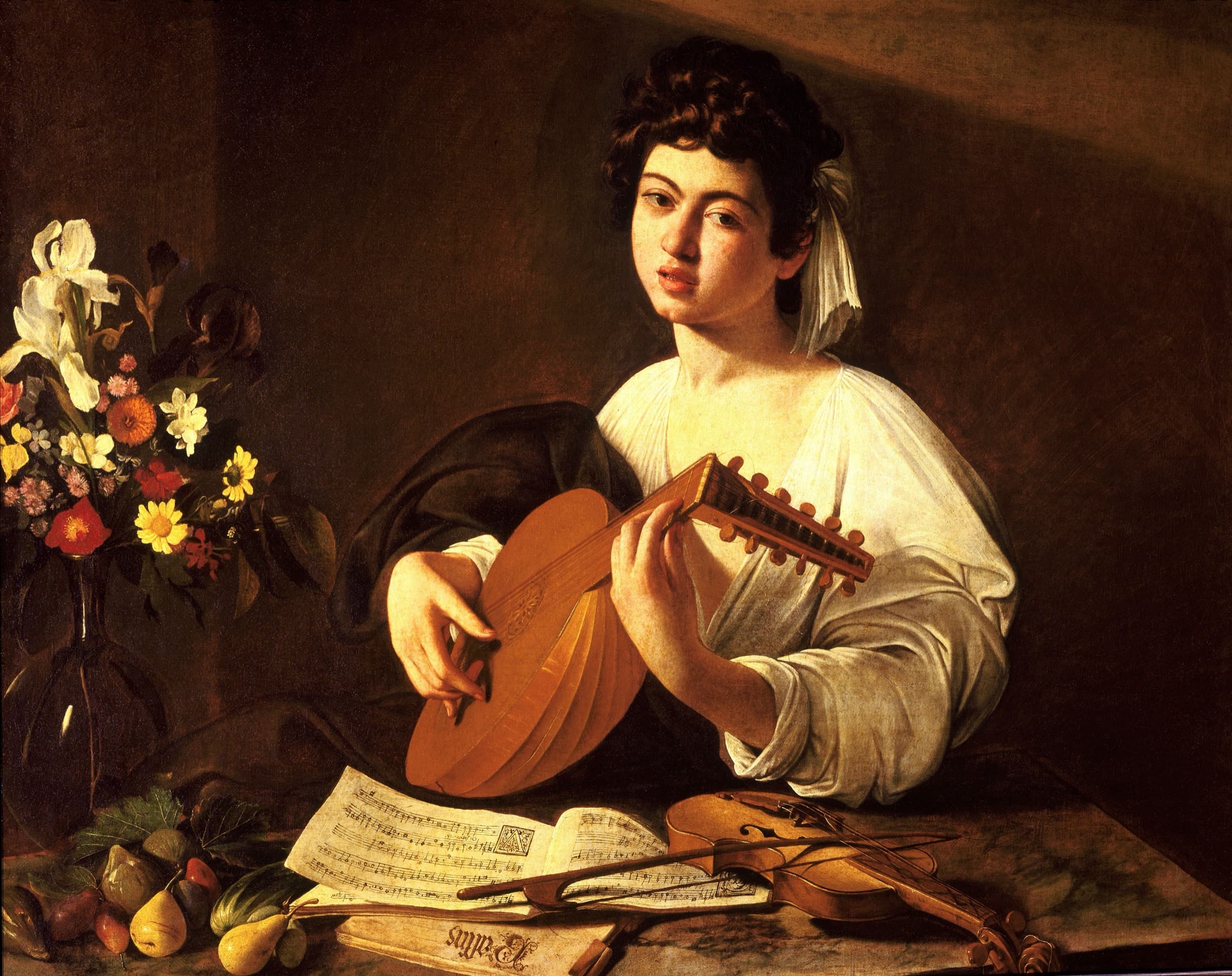 Caravaggio, The Lute Player, c. 1596, Hermitage Museum