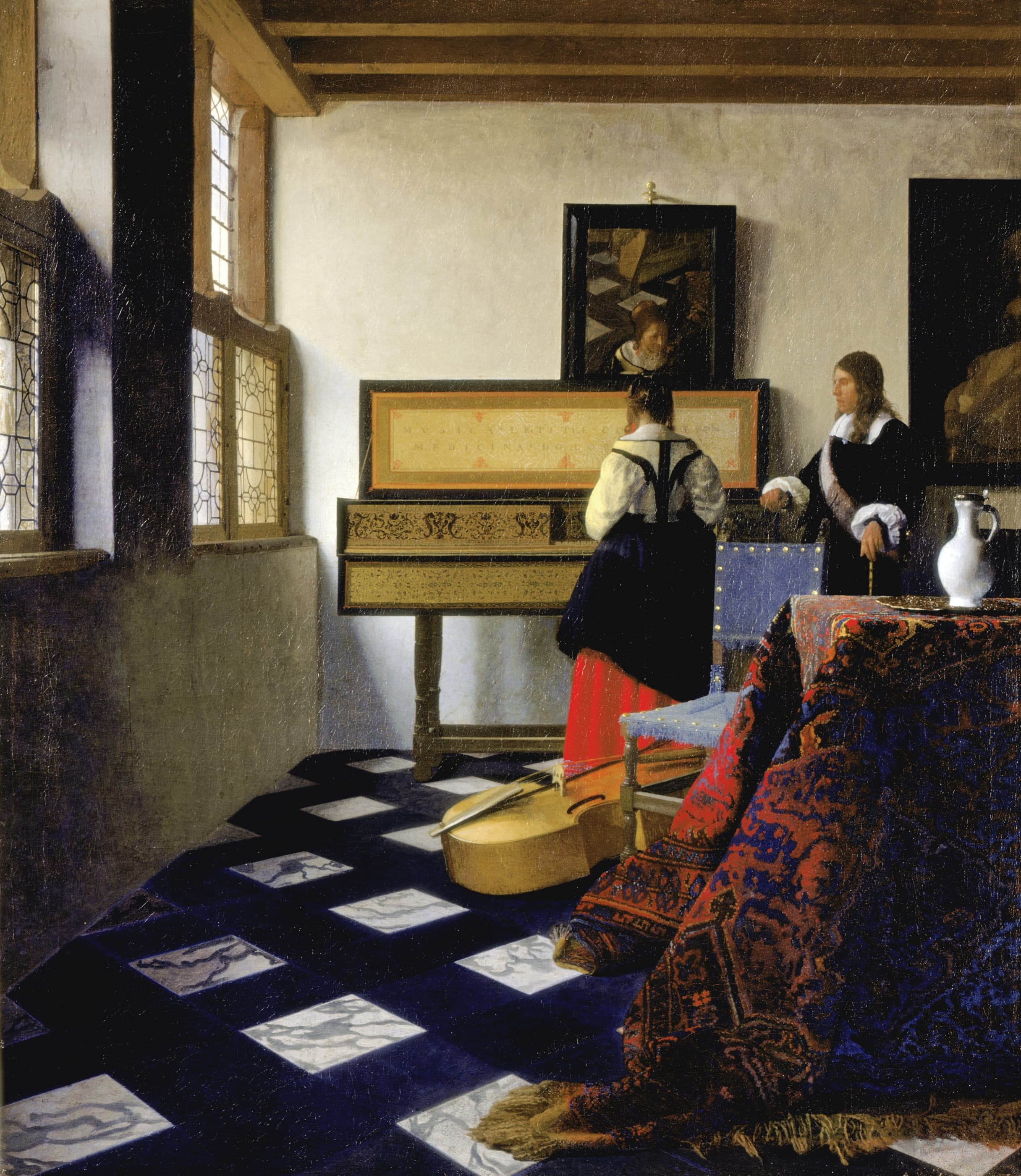 Johannes Vermeer, The Music Lesson, c. 1662–65, Royal Collection